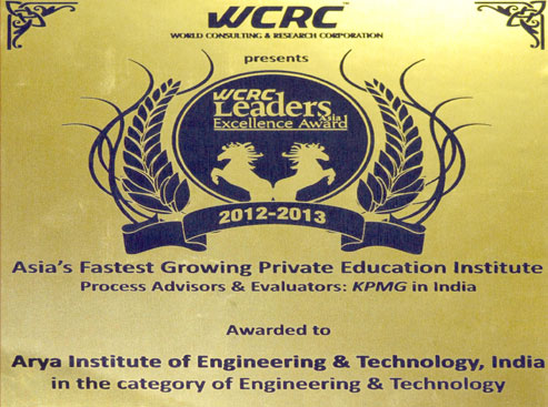WCRC Leaders Excellence Awards by Advisory & Auditor Council KPMG & WCRC
