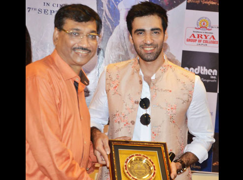 With Celebrity Avinash Tiwari