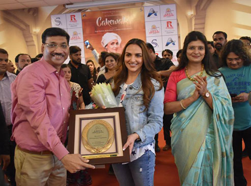 With Celebrity Esha Deol
